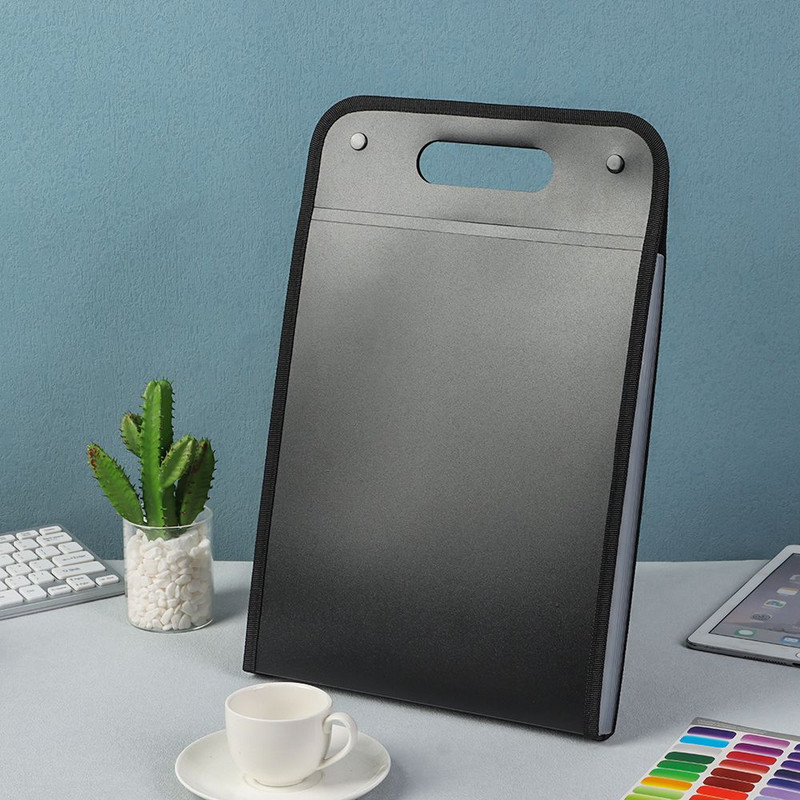 A4 Офис консумативи Преносима папка за съхранение Хартиен органайзер Чанта за сметки Разширяваща се чанта за органи 13 джоба Чанта за документи Папка за файлове