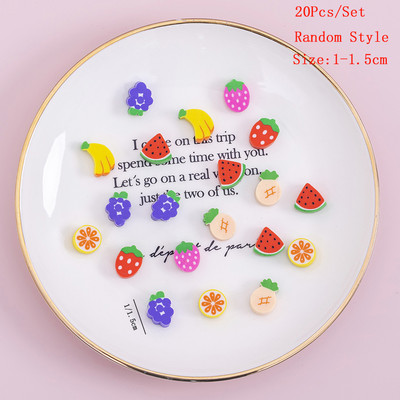 20 buc/set Mini gumă pentru animale pentru elevi din școala elementară, desene animate creative, gură mică drăguță, papetărie Kawaii, cadouri pentru copii