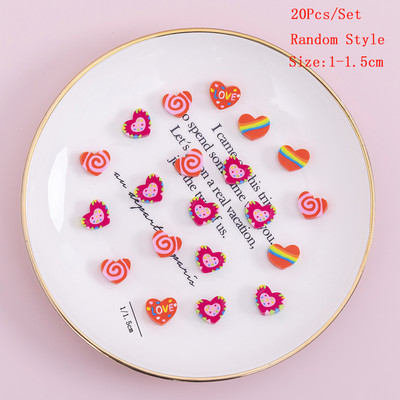 20 buc/set Mini gumă pentru animale pentru elevi din școala elementară, desene animate creative, gură mică drăguță, papetărie Kawaii, cadouri pentru copii