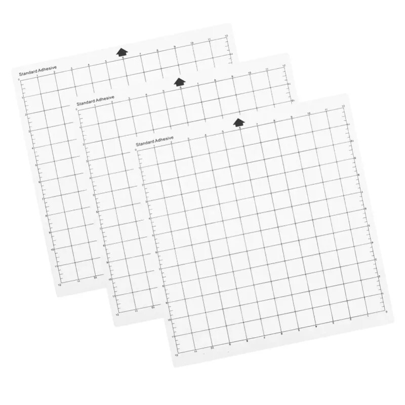 3 db StandardGrip vágószőnyeg Silhouette Cameo 4/3/2/1 (Méretek: 12inX12in) hordozható csere Cameo Silhouette vágószőnyeg