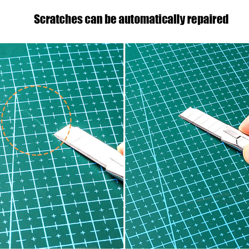 PVC vágószőnyeg varrószőnyeg Egyoldalas kézműves szőnyeg vágódeszka szövetvarráshoz és kézműveskedéshez barkácsoló műszerszám faragó tábla