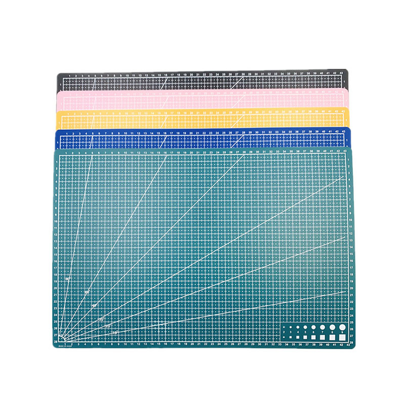 PVC vágószőnyeg varrószőnyeg Egyoldalas kézműves szőnyeg vágódeszka szövetvarráshoz és kézműveskedéshez barkácsoló műszerszám faragó tábla