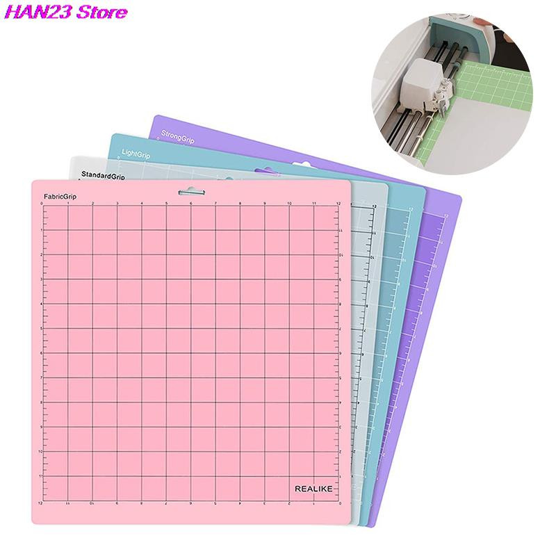 4 színű 12x12 hüvelykes Cameo Silhouette Gravírozógép Alaplap Szerszámpárna Vágószőnyeg Cricut/Cameo 4 Tapadó PVC vágószőnyeghez