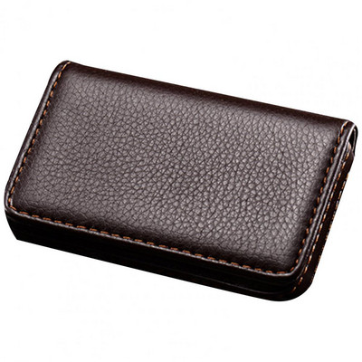 Επαγγελματική θήκη κάρτας από συνθετικό δέρμα με μαγνητικό κλείσιμο Λεπτό φορητό φορέα Όνομα κάρτας οργάνωσης