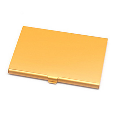 Kreatív névjegykártya tok alumínium ötvözet tartó fémdoboz borító Credit Színes férfi névjegykártya tartó kártya fém pénztárca