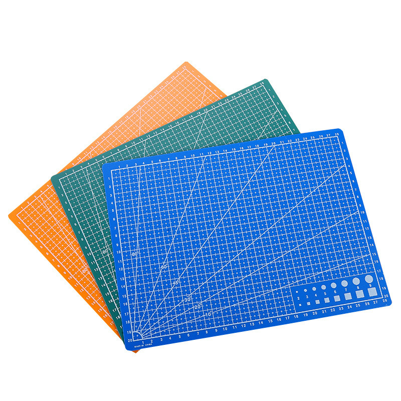 22*30cm A4-es PVC vágószőnyeg Kék íróasztal egérpad Gumibélyegző Vágószerszám Kézművesség Faragó Művész Patchwork Kézi Gravírozótábla