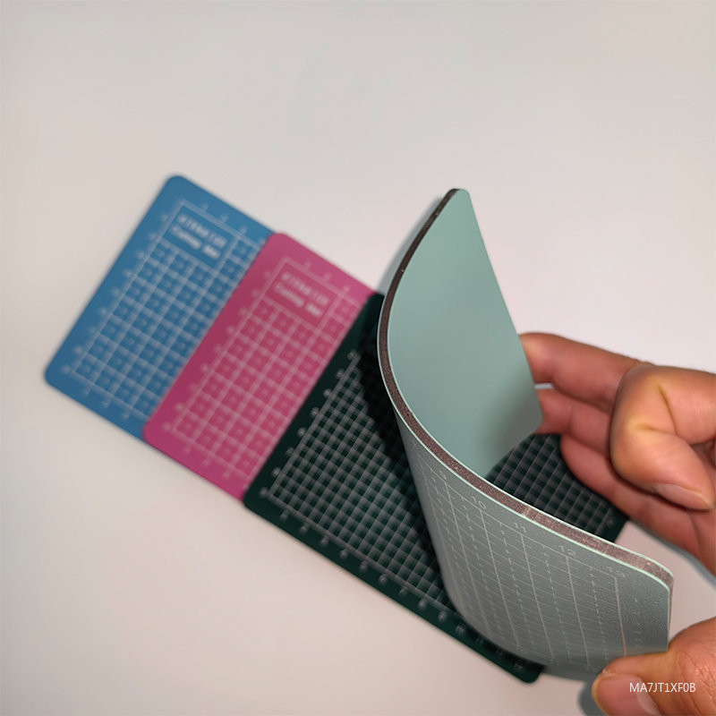 A6 öngyógyuló vágószőnyeg csúszásmentes rácsos forgó vágódeszka mini késes tábla kis varrószőnyeg Rotary szövetszőnyeg