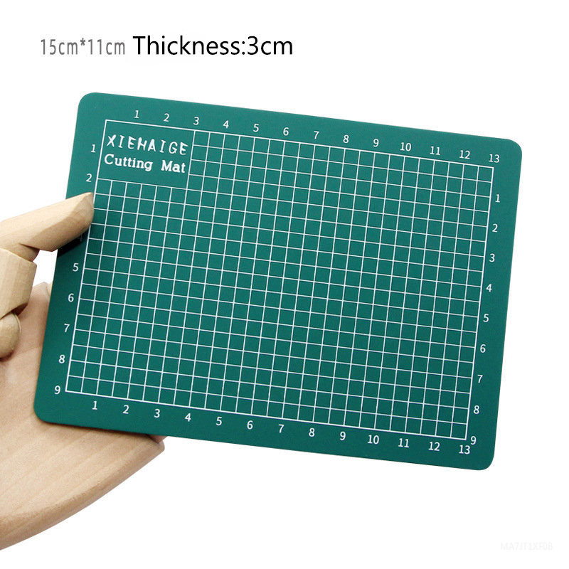 A6 öngyógyuló vágószőnyeg csúszásmentes rácsos forgó vágódeszka mini késes tábla kis varrószőnyeg Rotary szövetszőnyeg