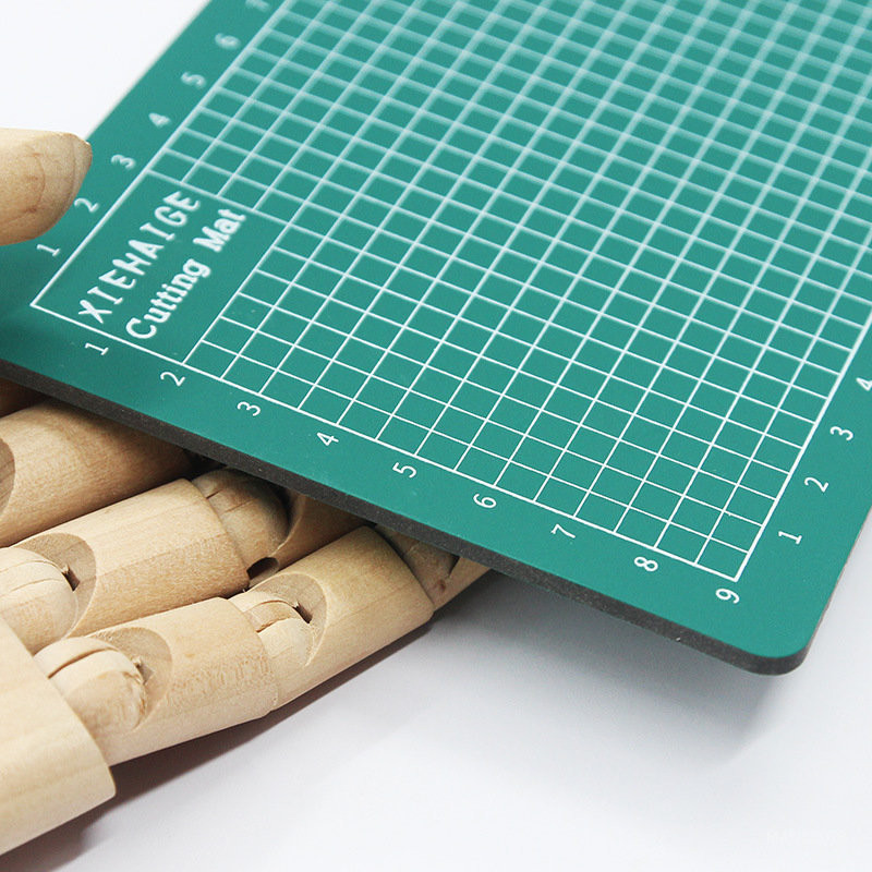 A6 öngyógyuló vágószőnyeg csúszásmentes rácsos forgó vágódeszka mini késes tábla kis varrószőnyeg Rotary szövetszőnyeg