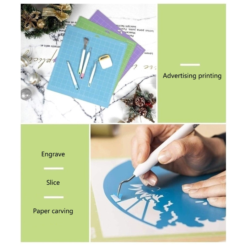 Vágószőnyeg kézműves munkákhoz, 12x12/12x24 hüvelykes Standardgrip, Lightgrip, Stronggrip Mats Y9RF