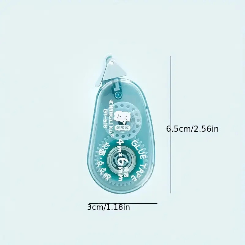 Kétoldalas ragasztó ragasztó dupla érintkező szalag 4m*6mm Esztétikus írószer scrapbooking ragasztószalag görgő kawaii írószer