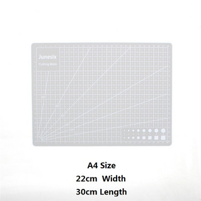 Színes A4-es vágószőnyeg kétoldalas rács öngyógyuló PVC szoborlap művész faragó szerszámok kézi kézműves gravírozótábla