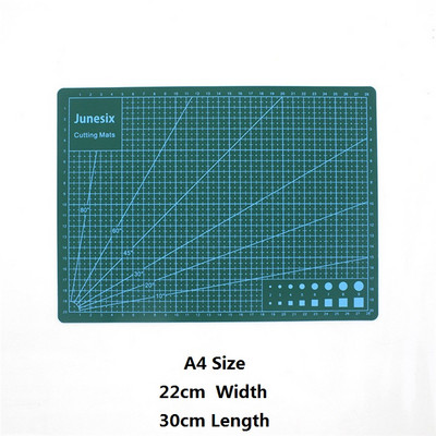 Színes A4-es vágószőnyeg kétoldalas rács öngyógyuló PVC szoborlap művész faragó szerszámok kézi kézműves gravírozótábla