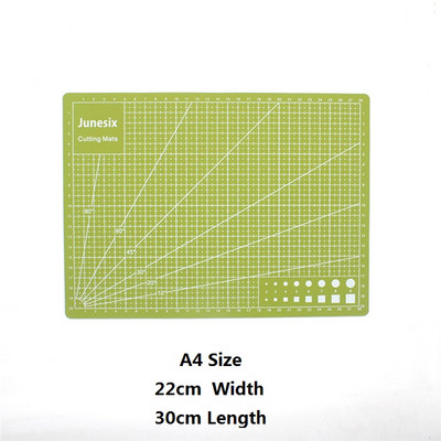 Színes A4-es vágószőnyeg kétoldalas rács öngyógyuló PVC szoborlap művész faragó szerszámok kézi kézműves gravírozótábla