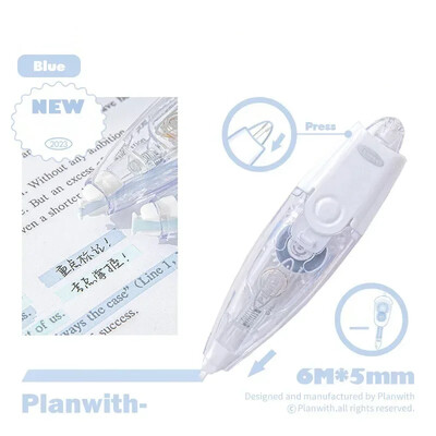 Πολύχρωμες ταινίες hightlighter Kawaii Διορθωτική ταινία Στυλ κολλητική σημείωση Υπέροχο μαξιλάρι γραφής μονόχρωμο Σημάδισε βασικές προτάσεις Μαθητής