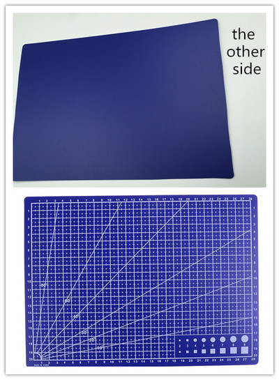 1 бр. 22x30cm Двустранна подложка за рязане A4 Устойчива подложка за рязане Пачуърк Инструмент Ръчно изработена плоча за рязане Тъмни ученически пособия