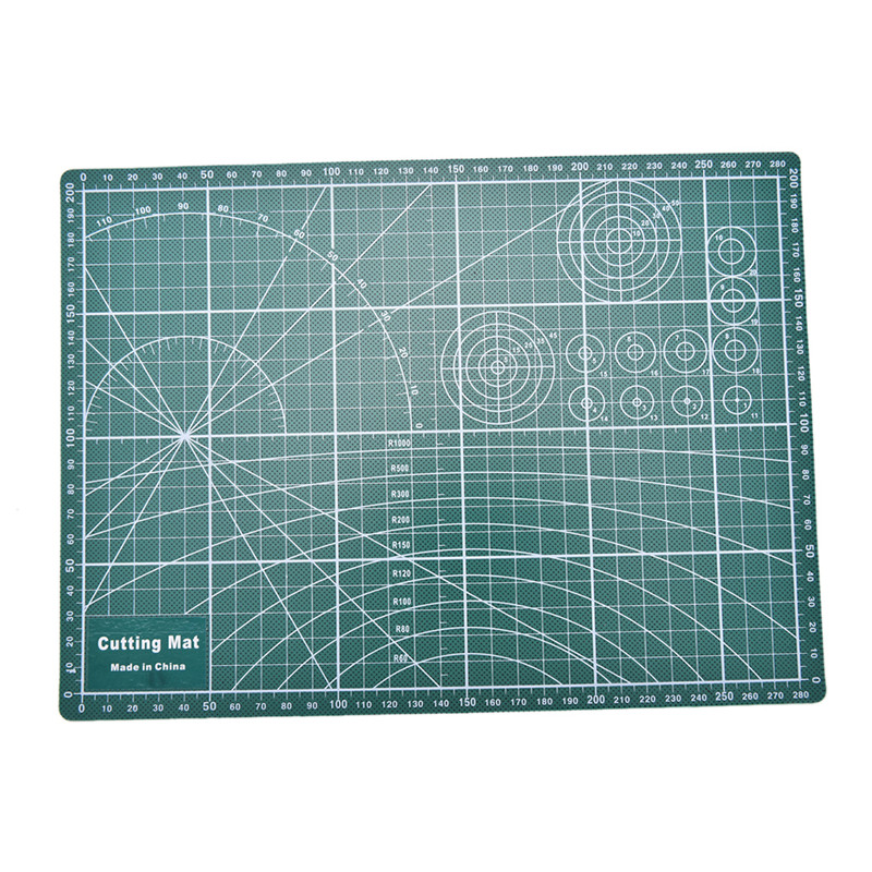 1 бр. 22x30cm Двустранна подложка за рязане A4 Устойчива подложка за рязане Пачуърк Инструмент Ръчно изработена плоча за рязане Тъмни ученически пособия