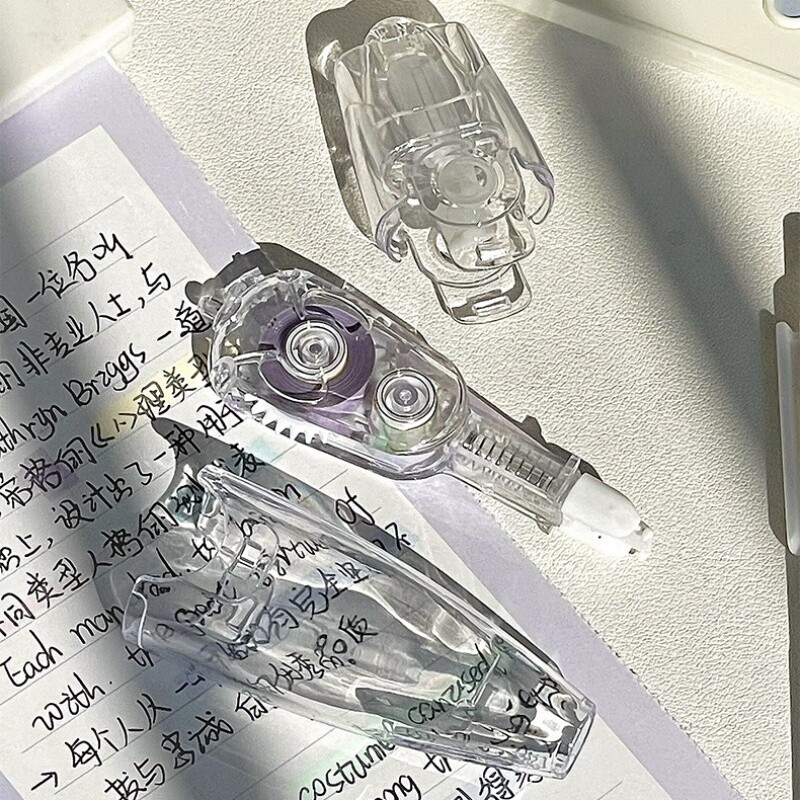 1 PC Creative Tape Highlighter for Kids Simplicity Μονόχρωμος δείκτης Λέξεις-κλειδιά Ταινία Διαφανής Ορατή Ταινία Επισήμανσης Λέξεων