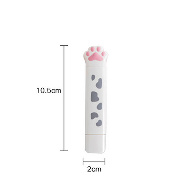 2 az 1-ben Aranyos Kawaii macskamancs korrekciós szalagradír újdonság, kétfejű szalagpontos ragasztó diák iskolai irodaszerek