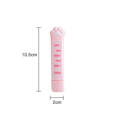 2 az 1-ben Aranyos Kawaii macskamancs korrekciós szalagradír újdonság, kétfejű szalagpontos ragasztó diák iskolai irodaszerek