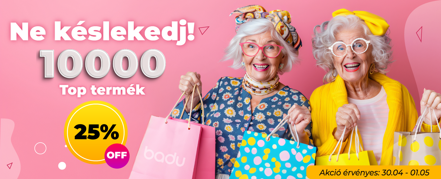 -25% a legkelendőbb termékekre