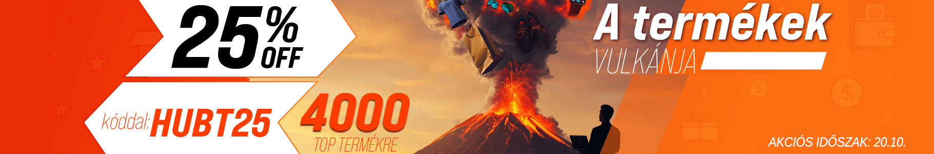 -25% a legkelendőbb termékekre