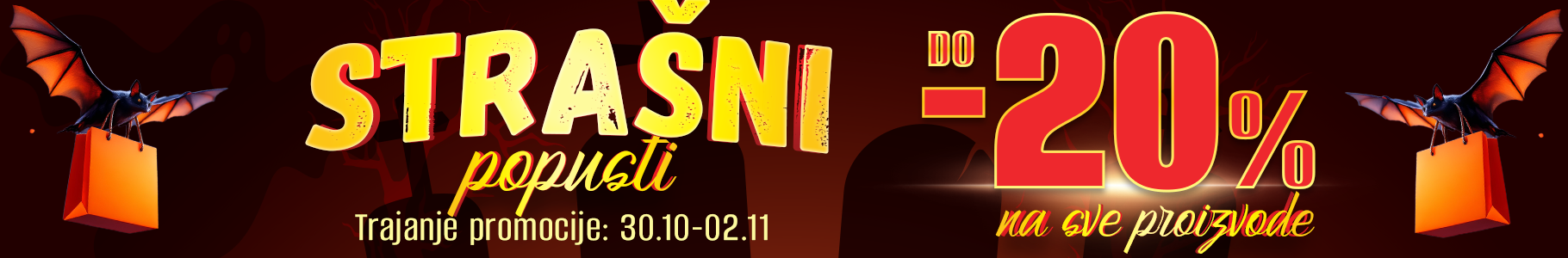 Strašni popusti – do -20%